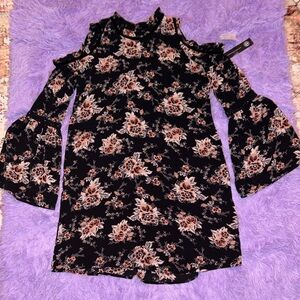 Floral Bell Sleeve Dress